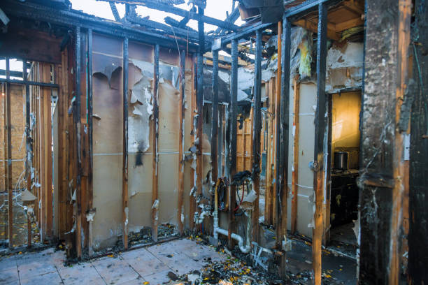 Professional Fire Damage Assessment technician working in New Castle, IN